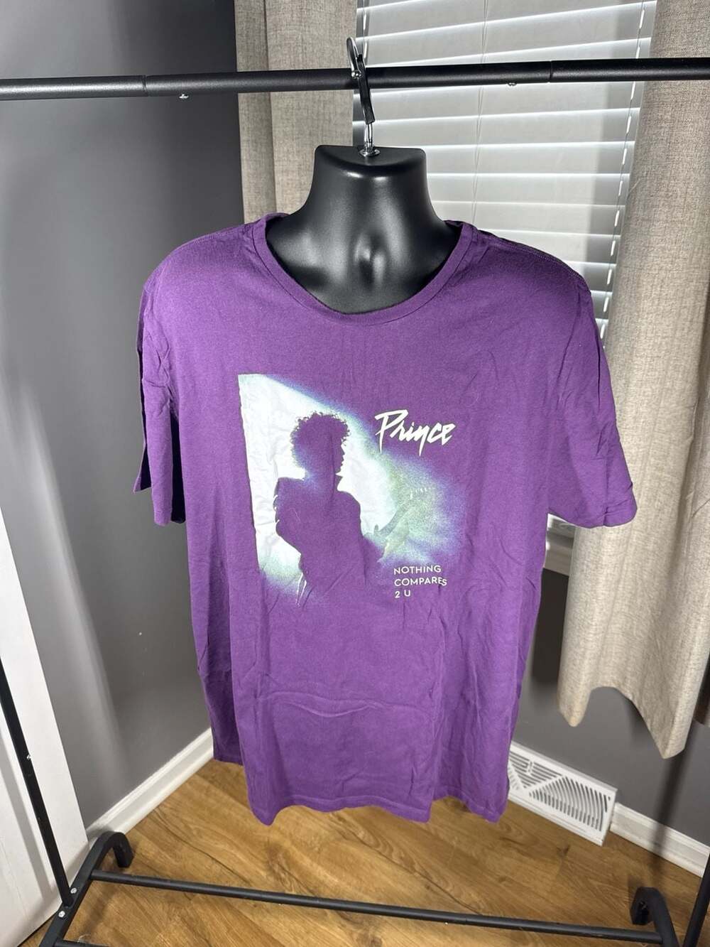 Old Navy x Prince Nothing Compares 2 U Purple Graphic T-Shirt XXL